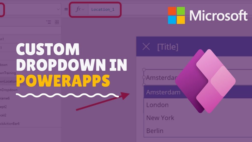 Creating a Custom Dropdown in PowerApps Summit Bajracharya